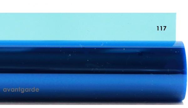 Rosco E-COLOUR 117, Steel Blue, Bogen / Sheet